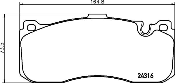 Cobreq N-2008 - Kit de plaquettes de frein, frein à disque cwaw.fr