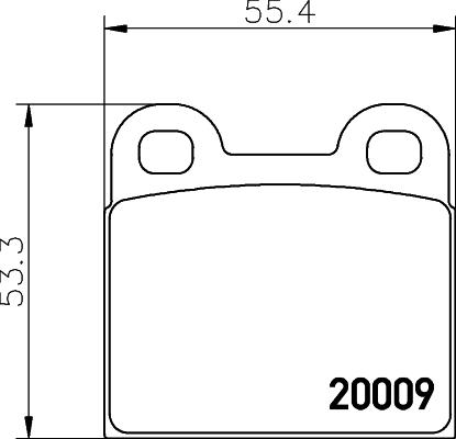 Cobreq N-201 - Kit de plaquettes de frein, frein à disque cwaw.fr