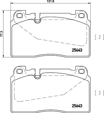 Cobreq N-2083 - Kit de plaquettes de frein, frein à disque cwaw.fr