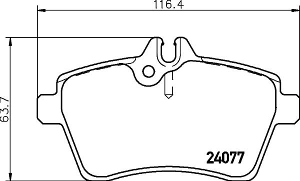 Cobreq N-2020 - Kit de plaquettes de frein, frein à disque cwaw.fr