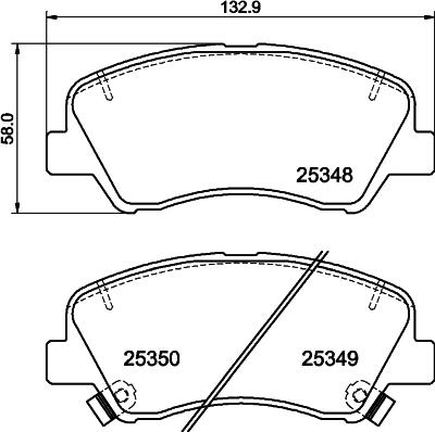 Cobreq N-2120 - Kit de plaquettes de frein, frein à disque cwaw.fr