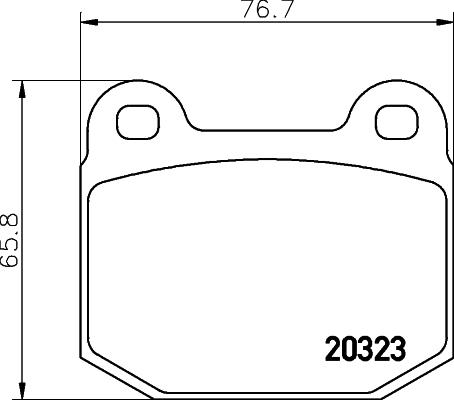 Cobreq N-222 - Kit de plaquettes de frein, frein à disque cwaw.fr