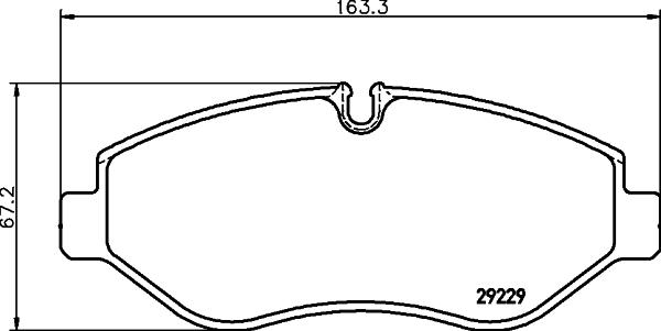 Cobreq N-744 - Kit de plaquettes de frein, frein à disque cwaw.fr