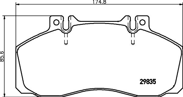 Cobreq N-705 - Kit de plaquettes de frein, frein à disque cwaw.fr