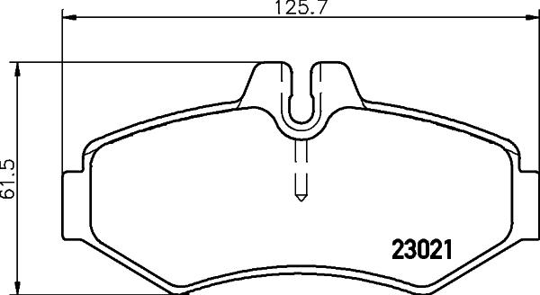 Cobreq N-712 - Kit de plaquettes de frein, frein à disque cwaw.fr