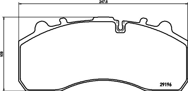 Cobreq N-733 - Kit de plaquettes de frein, frein à disque cwaw.fr