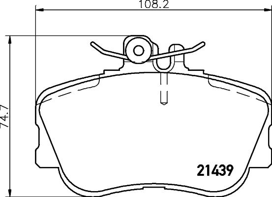 Cobreq N-723 - Kit de plaquettes de frein, frein à disque cwaw.fr