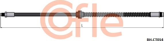 Cofle 92.BH.CT014 - Flexible de frein cwaw.fr