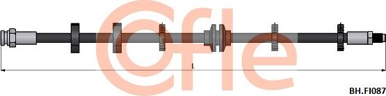 Cofle 92.BH.FI087 - Flexible de frein cwaw.fr