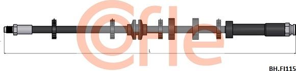 Cofle 92.BH.FI115 - Flexible de frein cwaw.fr