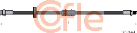 Cofle 92.BH.FI117 - Flexible de frein cwaw.fr