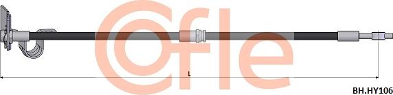 Cofle 92.BH.HY106 - Flexible de frein cwaw.fr