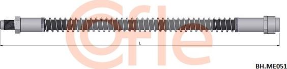 Cofle 92.BH.ME051 - Flexible de frein cwaw.fr