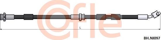 Cofle 92.BH.NI097 - Flexible de frein cwaw.fr