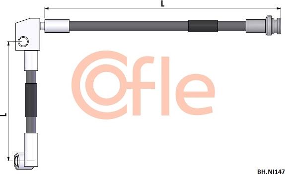 Cofle 92.BH.NI147 - Flexible de frein cwaw.fr