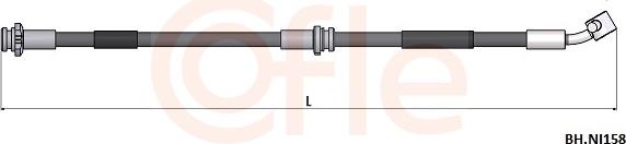 Cofle 92.BH.NI158 - Flexible de frein cwaw.fr