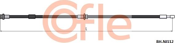 Cofle 92.BH.NI112 - Flexible de frein cwaw.fr