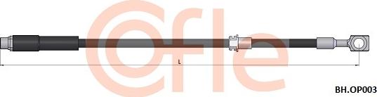 Cofle 92.BH.OP003 - Flexible de frein cwaw.fr