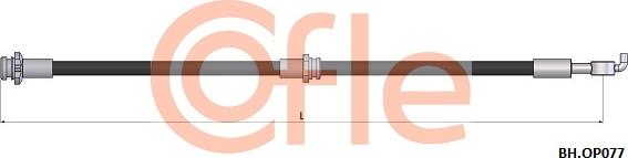 Cofle 92.BH.OP077 - Flexible de frein cwaw.fr