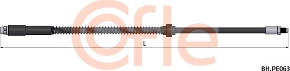 Cofle 92.BH.PE063 - Flexible de frein cwaw.fr