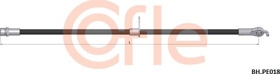 Cofle 92.BH.PE018 - Flexible de frein cwaw.fr