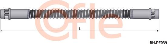 Cofle 92.BH.PE039 - Flexible de frein cwaw.fr