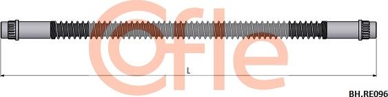 Cofle 92.BH.RE096 - Flexible de frein cwaw.fr