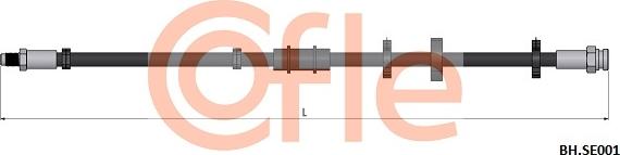 Cofle 92.BH.SE001 - Flexible de frein cwaw.fr