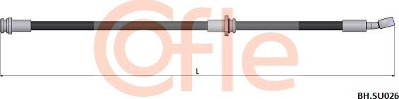 Cofle 92.BH.SU026 - Flexible de frein cwaw.fr