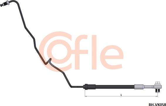 Cofle 92.BH.VK058 - Flexible de frein cwaw.fr