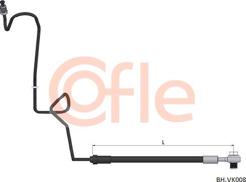 Cofle 92.BH.VK008 - Flexible de frein cwaw.fr