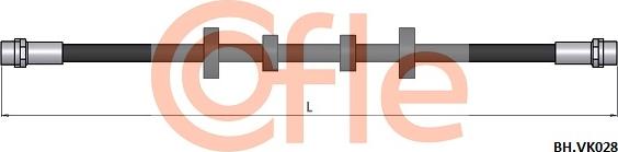 Cofle 92.BH.VK028 - Flexible de frein cwaw.fr