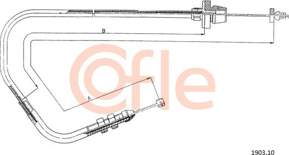 Cofle 1903.10 - Câble d'accélération cwaw.fr