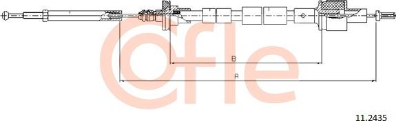 Cofle 11.2435 - Tirette à câble, commande d'embrayage cwaw.fr