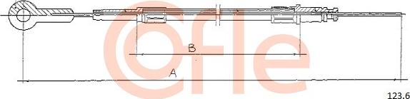 Cofle 123.6 - Câble d'accélération cwaw.fr