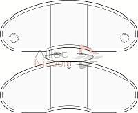 Comline ADB0991 - Kit de plaquettes de frein, frein à disque cwaw.fr