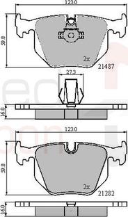 Comline ADB01547 - Kit de plaquettes de frein, frein à disque cwaw.fr