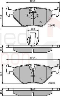 Comline ADB01011 - Kit de plaquettes de frein, frein à disque cwaw.fr