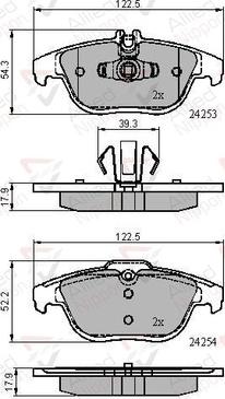 Comline ADB01792 - Kit de plaquettes de frein, frein à disque cwaw.fr