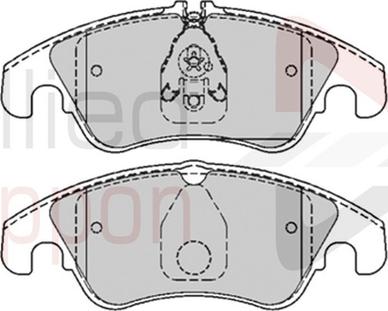 Comline ADB01789 - Kit de plaquettes de frein, frein à disque cwaw.fr