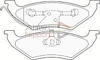 Comline ADB0846 - Kit de plaquettes de frein, frein à disque cwaw.fr