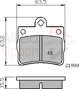 Comline ADB0220 - Kit de plaquettes de frein, frein à disque cwaw.fr