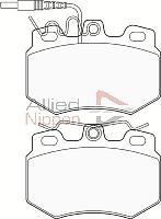 Comline ADB1515 - Kit de plaquettes de frein, frein à disque cwaw.fr