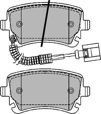 LPR-SA 05P1398 - Kit de plaquettes de frein, frein à disque cwaw.fr