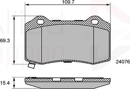 Comline ADB36065 - Kit de plaquettes de frein, frein à disque cwaw.fr