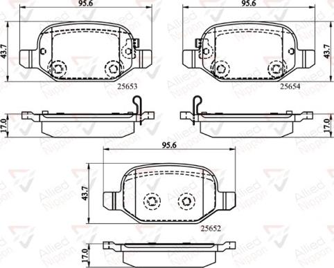 Comline ADB32139 - Kit de plaquettes de frein, frein à disque cwaw.fr