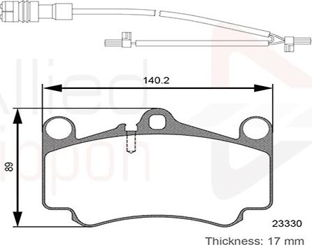 Comline ADB26132 - Kit de plaquettes de frein, frein à disque cwaw.fr