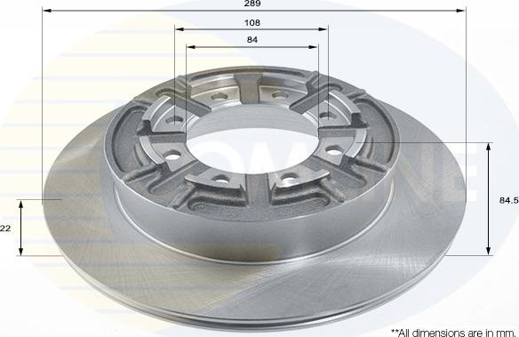 Comline ADC9108 - Disque de frein cwaw.fr