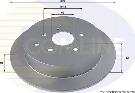 Comline ADC4040 - Disque de frein cwaw.fr