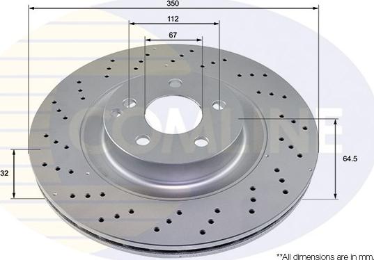 Comline ADC4041V - Disque de frein cwaw.fr